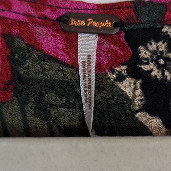 NWT Free People Floral Print Mikayla Tunic Top - Picture 7 of 10